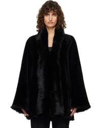 Nour Hammour - Sima Midi Shearling Coat - Lyst