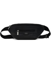 BOSS - Grained Faux-Leather Belt Bag - Lyst