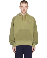PS by Paul Smith - Khaki Happy Mix Up Hoodie - Lyst