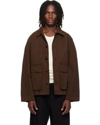 Lemaire - Boxy Denim Jacket - Lyst