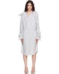 Vivienne Westwood - Drunken Shirt Midi Dress - Lyst