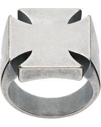 Vetements - Biker Cross Minimal Ring - Lyst