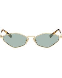 Miu Miu - 'Miu Miu Logo' Sunglasses - Lyst