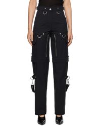 Givenchy - Pantalon noir à panneaux amovibles - Lyst