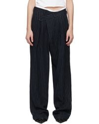 R13 - Triple Pleat Crossover Trousers - Lyst