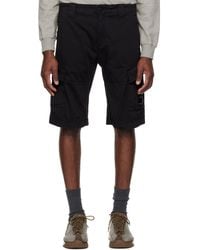 C.P. Company - Stretch Sateen Cargo Lens Shorts - Lyst