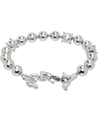Perks And Mini - Lunacy Celestial Orbs Ball & Chain Bracelet - Lyst