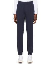 lacoste navy track pants