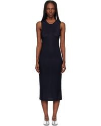 Jil Sander - Jersey Slip Midi Dress - Lyst