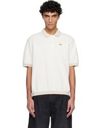 Nike - Polo Épais Life Blanc Cassé À Logo - Lyst