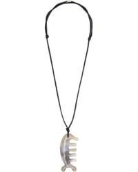 Lemaire - Agate Gua Sha Begula Necklace - Lyst