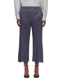 Pleats Please Issey Miyake - Monthly Color July Trousers - Lyst