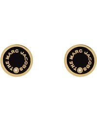 Marc Jacobs - Gold 'the Medallion Studs' Earrings - Lyst