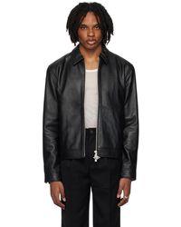 Han Kjobenhavn - Zip Leather Jacket - Lyst