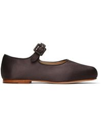 Sandy Liang - Ssense Exclusive Mary Jane Pointe Ballerina Flats - Lyst
