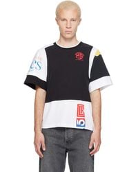 Marine Serre - Regenerated Graphic Jersey Layered T-Shirt - Lyst