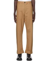 Marni - Virgin Wool Wide-Leg Trousers - Lyst