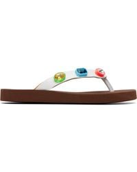 Marni - Crystal Flip-Flops - Lyst
