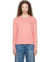 Sporty & Rich - Ny Crest Easy Longsleeve T-Shirt - Lyst