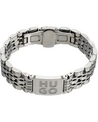 HUGO Silver Watch Bracelet - Metallic