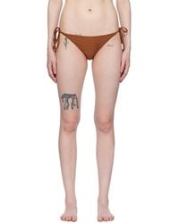 Ganni - String Bikini Bottoms - Lyst