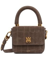Amiri - Croc Suede Micro Ma Bag - Lyst