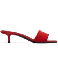 Loulou de Saison - Sarafina Kitten Mule Heeled Sandals - Lyst