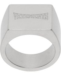 Vetements - Boxing Logo Signet Ring - Lyst