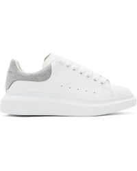 White And Silver Tiny Dancer Oversized Sneakers White And Silver Tiny Dancer Oversized Sneakers