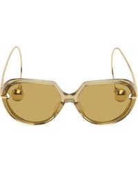 Bottega Veneta - Drop Squared Sunglasses - Lyst
