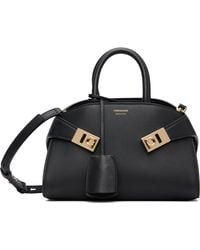 Ferragamo - ブラック ミニ Hug Bicolor バッグ - Lyst