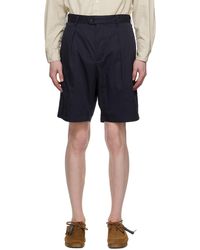 Engineered Garments - Navy Sunset Shorts - Lyst