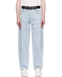 Alexander Wang - Blue Belted Jeans - Lyst
