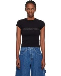 Alexander Wang - Crystal Logo Cotton Baby T-Shirt - Lyst