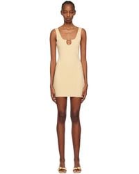 Jacquemus - Yellow Les Classiques 'la Mini Robe Sierra' Minidress - Lyst