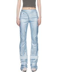 OTTOLINGER - Coated Open Back Trousers - Lyst
