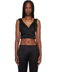 TOTEME - Cropped Satin Camisole - Lyst