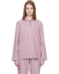 Tekla - Off- Poplin Long-Sleeved Pyjama Shirt - Lyst