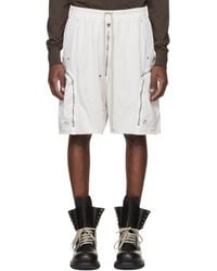 Rick Owens - Off- Temple Bauhaus Pods Shorts - Lyst