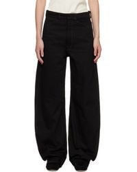 Lemaire - High Waisted Curved Jeans - Lyst