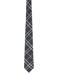 Burberry - Gray Vintage Check Tie - Lyst