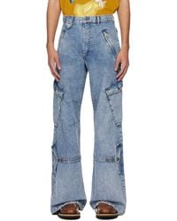 Egonlab - Cargo Pocket Jeans - Lyst