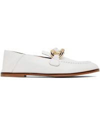 See By Chloé - White Monyca Loafers - Lyst