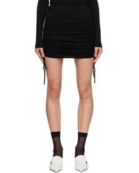 Pushbutton - Draped Miniskirt - Lyst