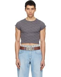 ERL - Jacquard Baby T-Shirt - Lyst