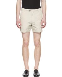 Tom Ford Taupe Polyester Shorts - Multicolor