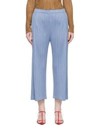Pleats Please Issey Miyake - Monthly Colors December Trousers - Lyst