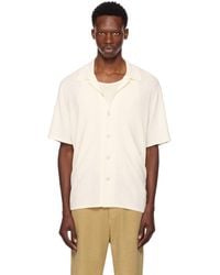 Rag & Bone - Off- Avery Zuma Knit Shirt - Lyst