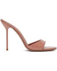 Paris Texas - Pink Lidia Heeled Sandals - Lyst
