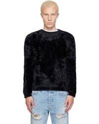 Marine Serre - Wild Fluffy Knit Crewneck Sweater - Lyst